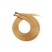 SUYYA Virgin Human Hair Prebonded I Tip Extensions Stick Tip Cold Fusion Hair Strawberry Blonde (#P27)