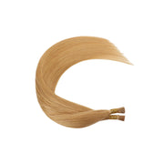 SUYYA Virgin Human Hair Prebonded I Tip Extensions Stick Tip Cold Fusion Hair Strawberry Blonde (#P27)