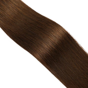SUYYA Virgin Human Hair Prebonded I Tip Extensions Stick Tip Cold Fusion Hair Chocolate Brown (#4)