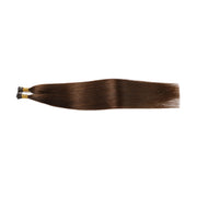 SUYYA Virgin Human Hair Prebonded I Tip Extensions Stick Tip Cold Fusion Hair Chocolate Brown (#4)