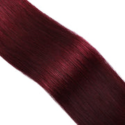 SUYYA Virgin Human Hair Prebonded I Tip Extensions Stick Tip Cold Fusion Hair Burgundy (#99J)