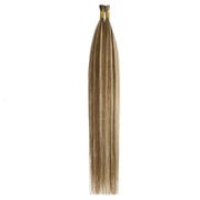 SUYYA Virgin Human Hair Prebonded I Tip Extensions Stick Tip Cold Fusion Hair Chocolate Brown / Bleach Blonde (#P6/613)