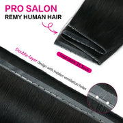 Suyya Human Hair Jet Black (#1) SUYYA Butterfly Weft Hair Extensions