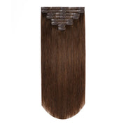 Suyya Seamless Chocolate Brown (#4) 8Pcs Clip In Hair Extensions
