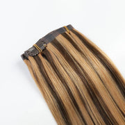 Suyya 8Pcs Seamless Clip In (P4/27) Mixed Piano Color Remy Human Hair Extensions