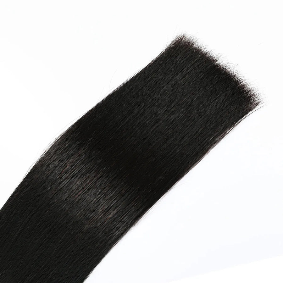 Natural Black (#1B) Tape-In Hair Extensions | 20Pcs