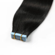 Natural Black (#1B) Tape-In Hair Extensions | 20Pcs