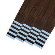 SUYYA Invisible Tape ins (#4) Chocolate Brown Hair Extensions 20Pcs