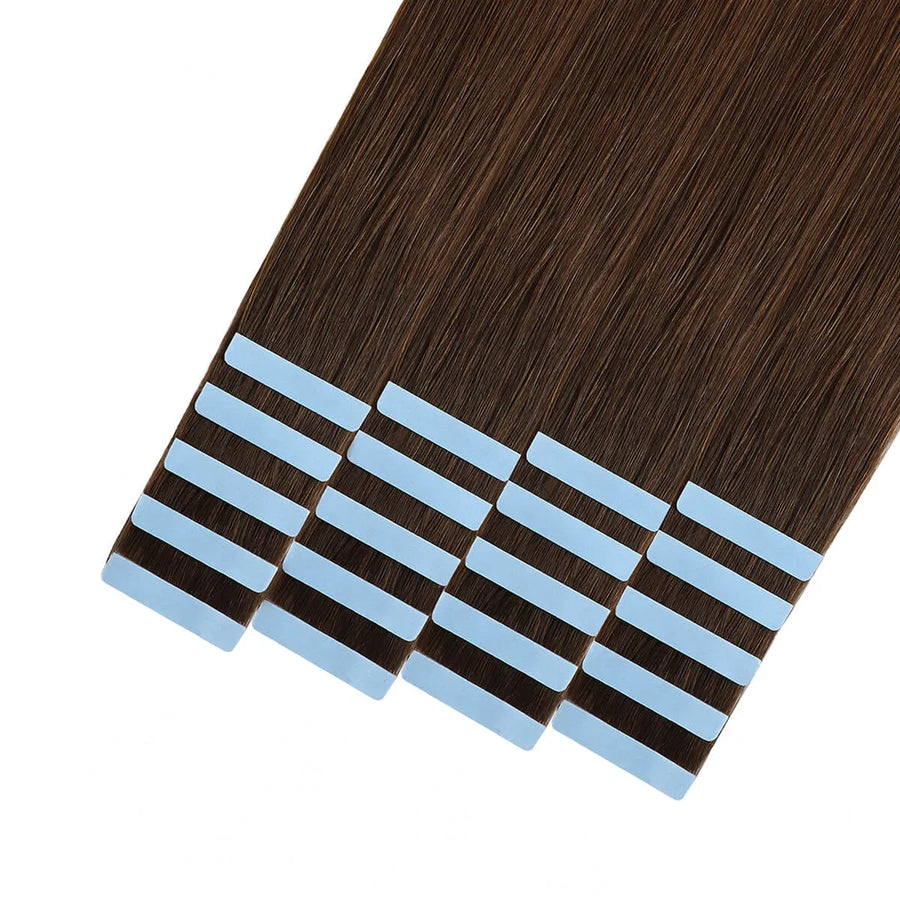 SUYYA Invisible Tape ins (#4) Chocolate Brown Hair Extensions 20Pcs