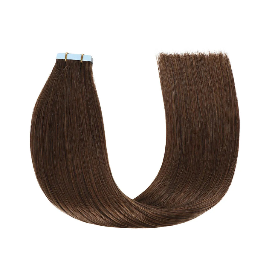 SUYYA Invisible Tape ins (#4) Chocolate Brown Hair Extensions 20Pcs