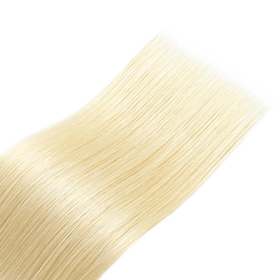 SUYYA Invisible Tape ins  (#T2/60) Ombre Darkest Brown to Platinum Blonde Hair Extensions