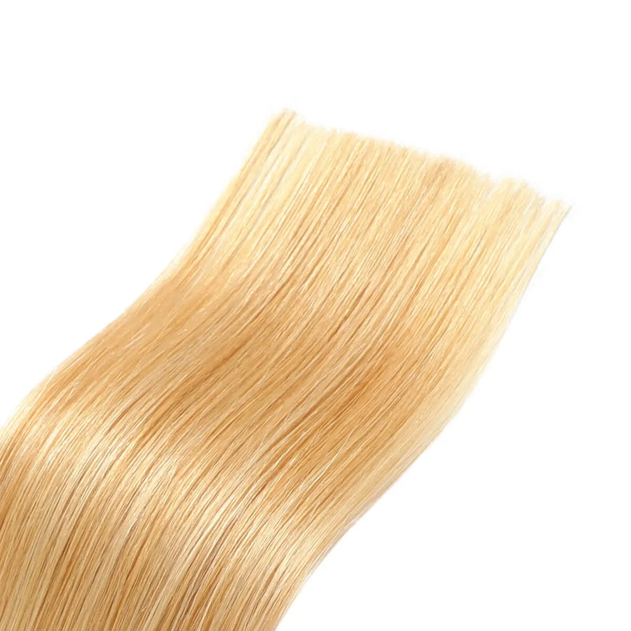 SUYYA Invisible Tape ins (#P27/613) Strawberry Blonde / Bleach Blonde Balayage  Hair Extensions