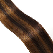 SUYYA Remy Human Tape-In Hair Extensions Balayage Darkest Brown  Light Brown (#P2/8/T2) 20Pcs