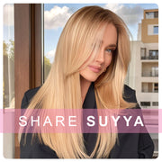 Strawberry Blonde / Bleach Blonde Balayage (#P27/613) Clip In Hair Extensions