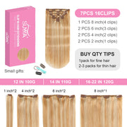 Strawberry Blonde / Bleach Blonde Balayage (#P27/613) Clip In Hair Extensions