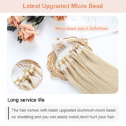 Platinum Blonde (#60) Micro Loop Hair Extensions