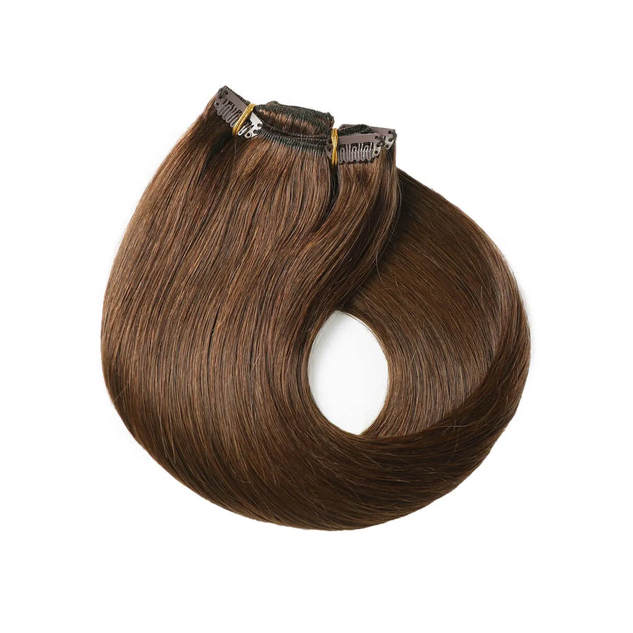 Suyya Hair Chocolate Brown (#4) Clip In Hair Extensions
