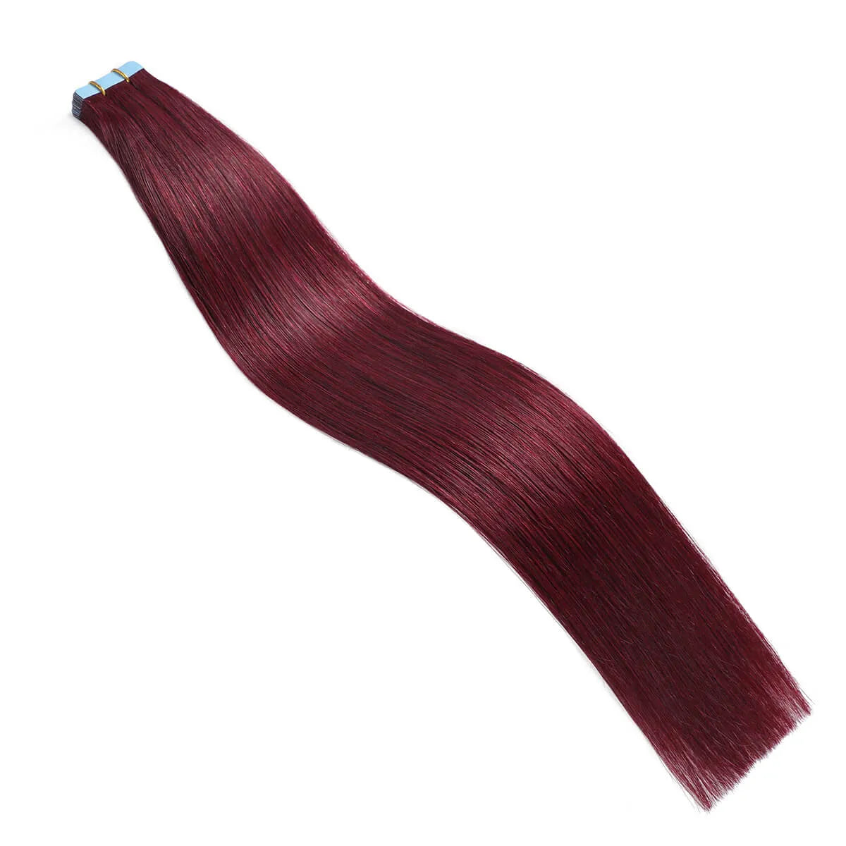 Burgundy (#99J) Tape-In Hair Extensions | 20Pcs
