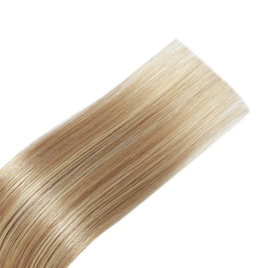 Suyya Hair Ash Blonde / Bleach Blonde Balayage (#P18/613) Tape-In Hair Extensions | 20Pcs