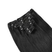 Suyya Hair  Jet Black (#1) Clip In Hair Extensions