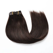 Darkest Brown (#2) Clip In Hair Extensions Suyya Human Hair
