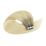 SUYYA Ash Blonde / Medium Blonde / Platinum Blonde Balayage (#P22/60/T18) Tape-In Hair Extensions | 20Pcs